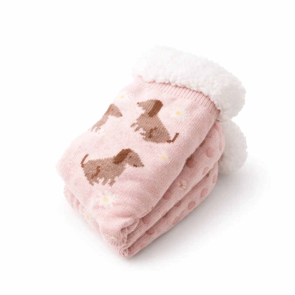K&Co. Petal Series Slipper Socks - DAISY DOGS - Image 3