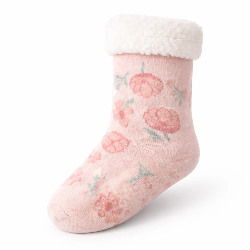 K&Co. Petal Series Slipper Socks - Petal Series PINK - Image 2