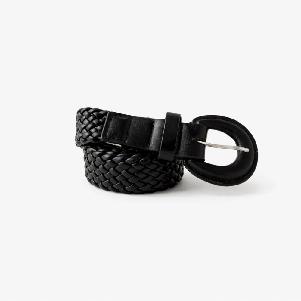 K&Co. Weave Belt - BLACK