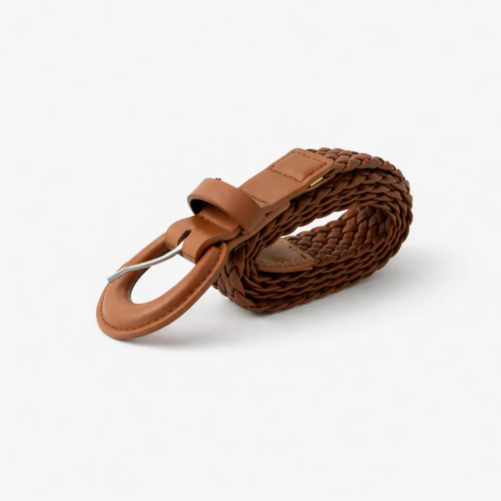 K&Co. Weave Belt - TAN - Image 2