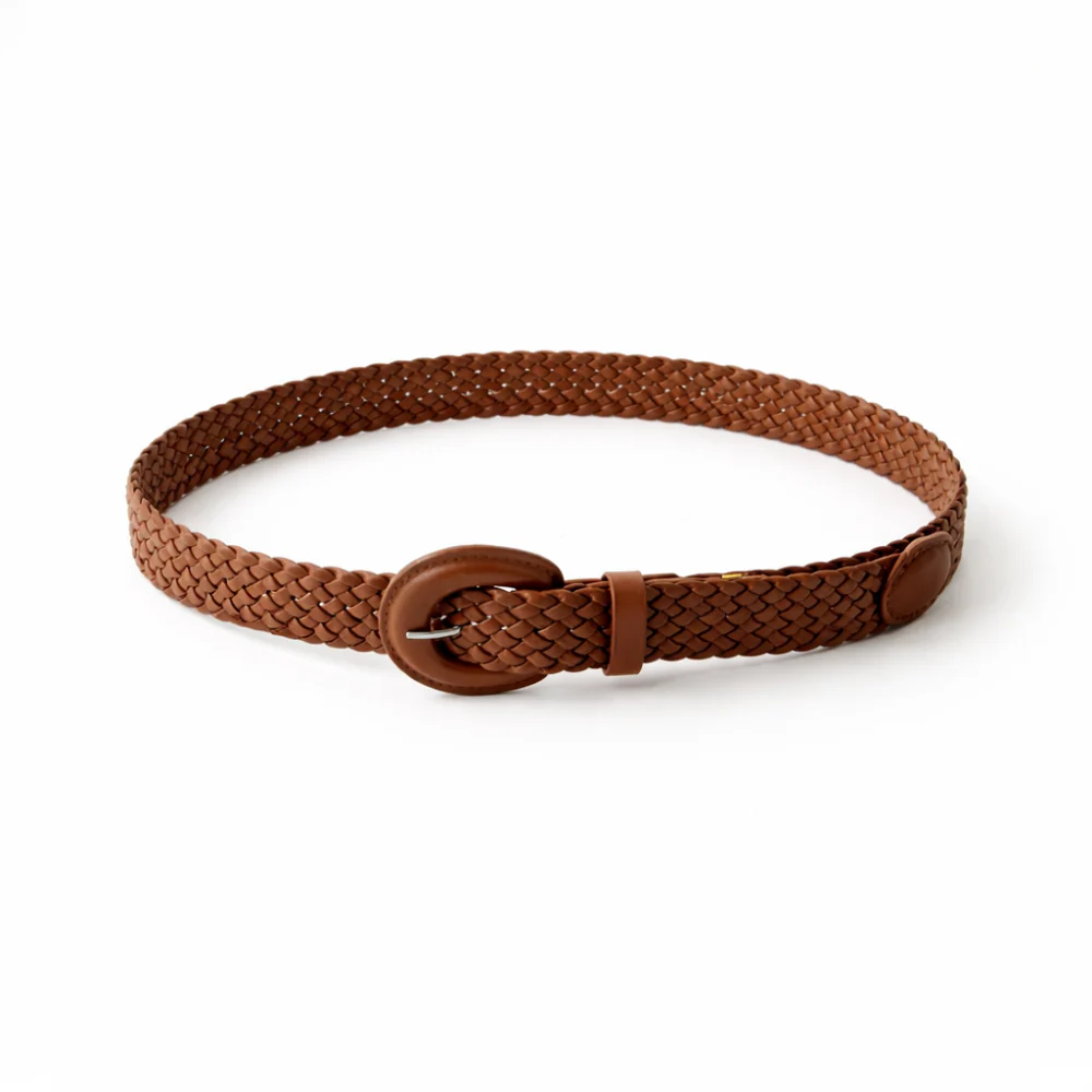 K&Co. Weave Belt - TAN - Image 3