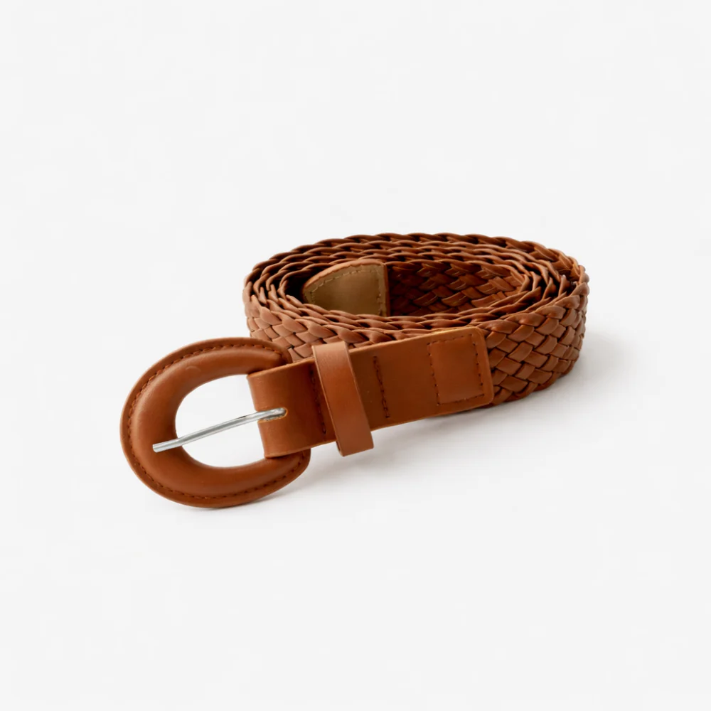 K&Co. Weave Belt - TAN - Image 4