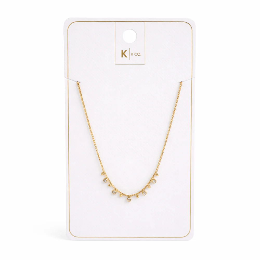 K&Co. Signature Jewellery Belle Jewel Necklace - GOLD