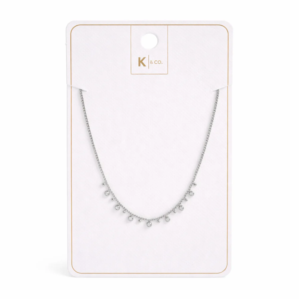 K&Co. Signature Jewellery Belle Jewel Necklace - SILVER