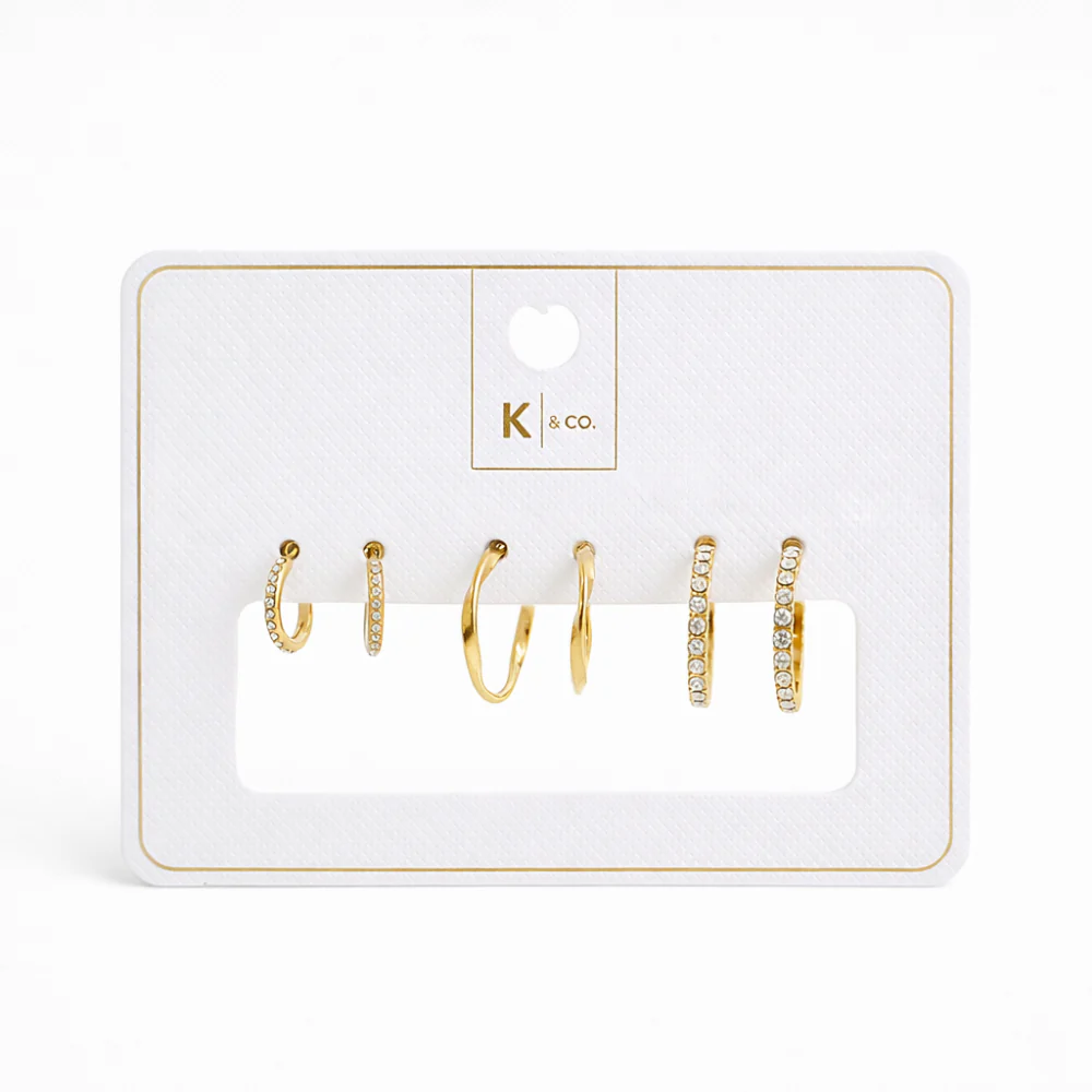 K&Co. Signature Jewellery Hayley Earring Set - GOLD