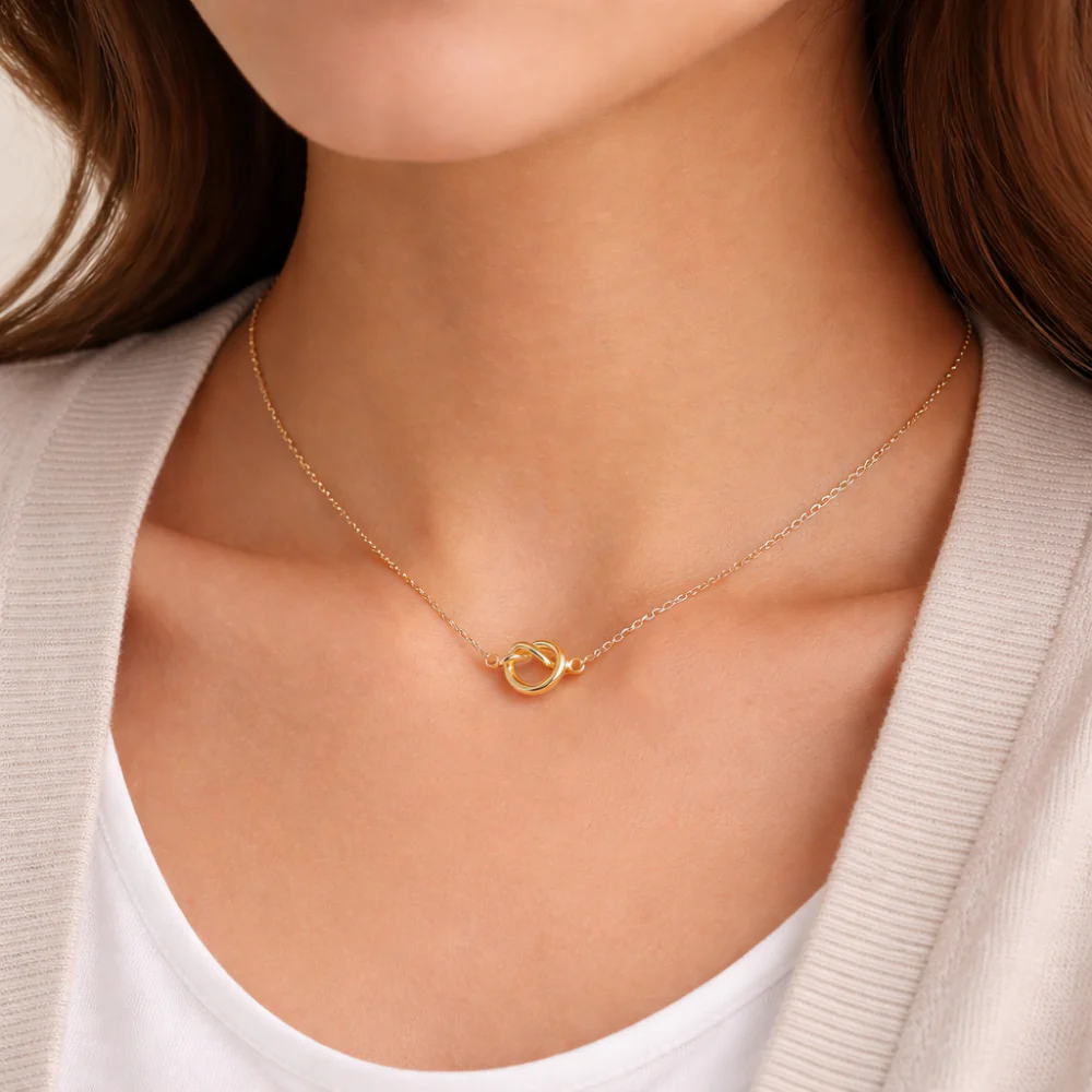 K&Co. Signature Jewellery Kiara Knot Necklace - GOLD - Image 2