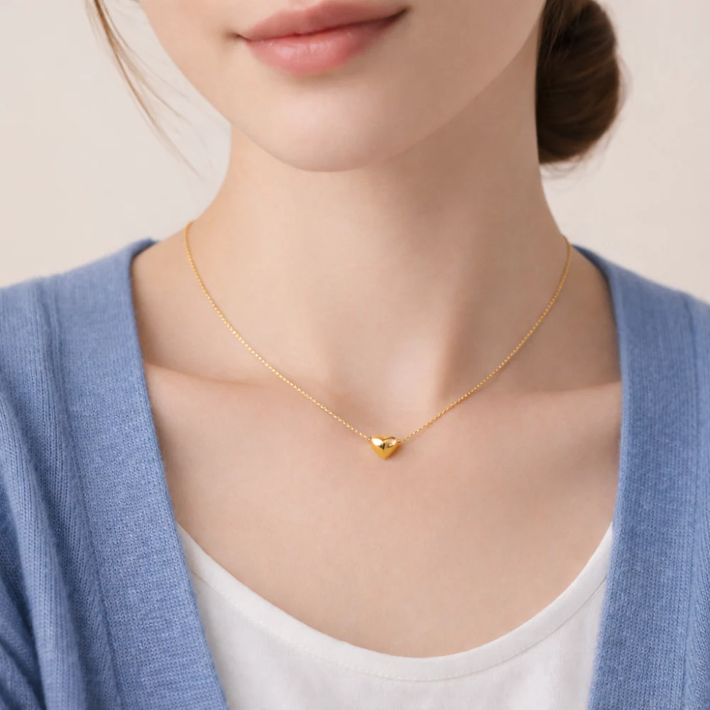 K&Co. Signature Jewellery Lia Heart Necklace - GOLD - Image 2