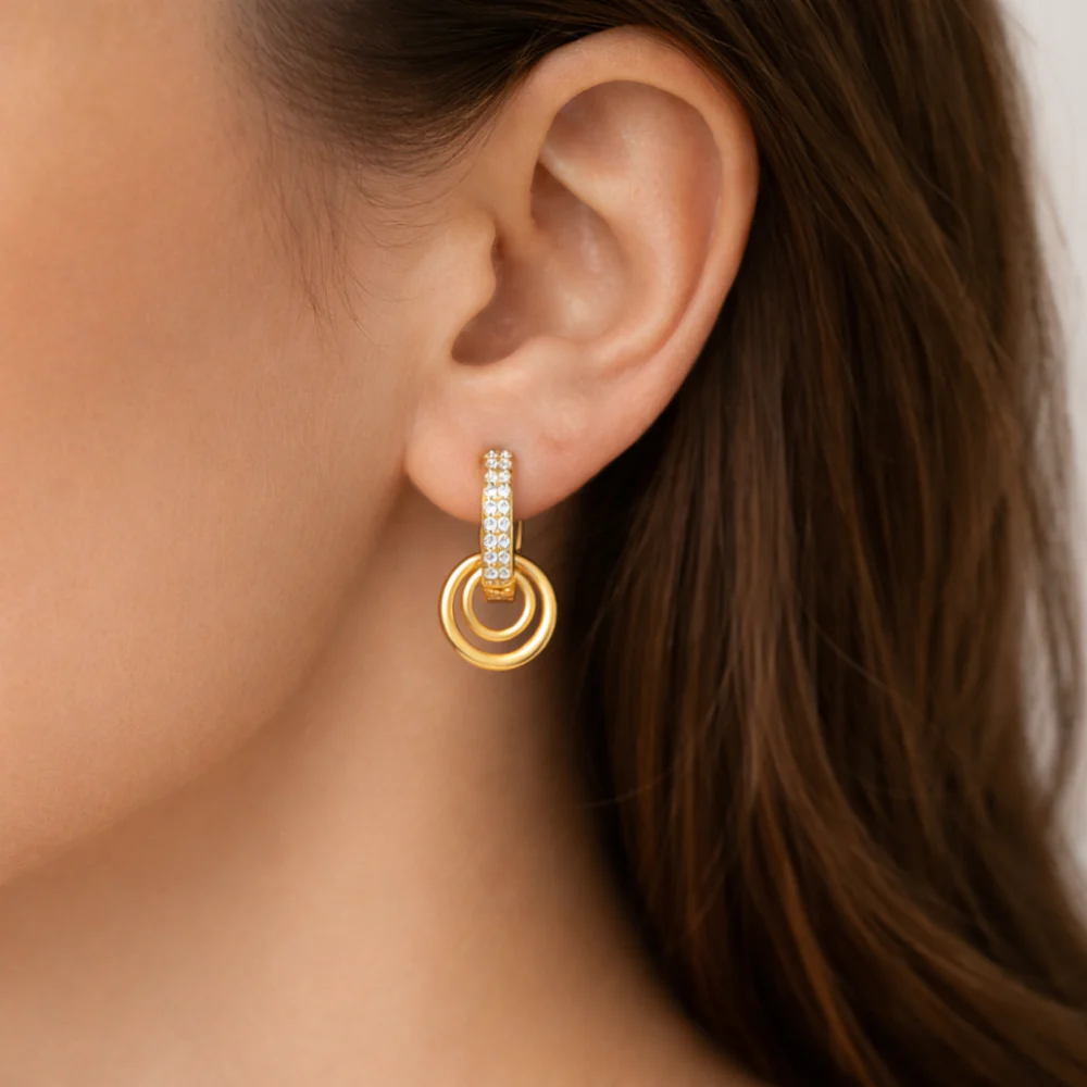 K&Co. Signature Jewellery Nala Earrings - GOLD - Image 2