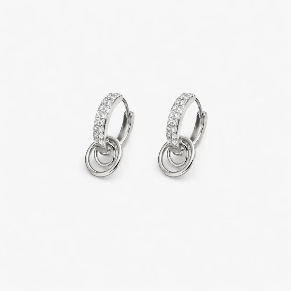 K&Co. Signature Jewellery Nala Earrings - SILVER - Image 3