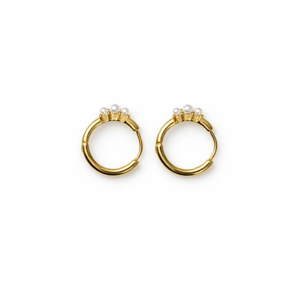 K&Co. Signature Jewellery Penny Earrings - GOLD - Image 2