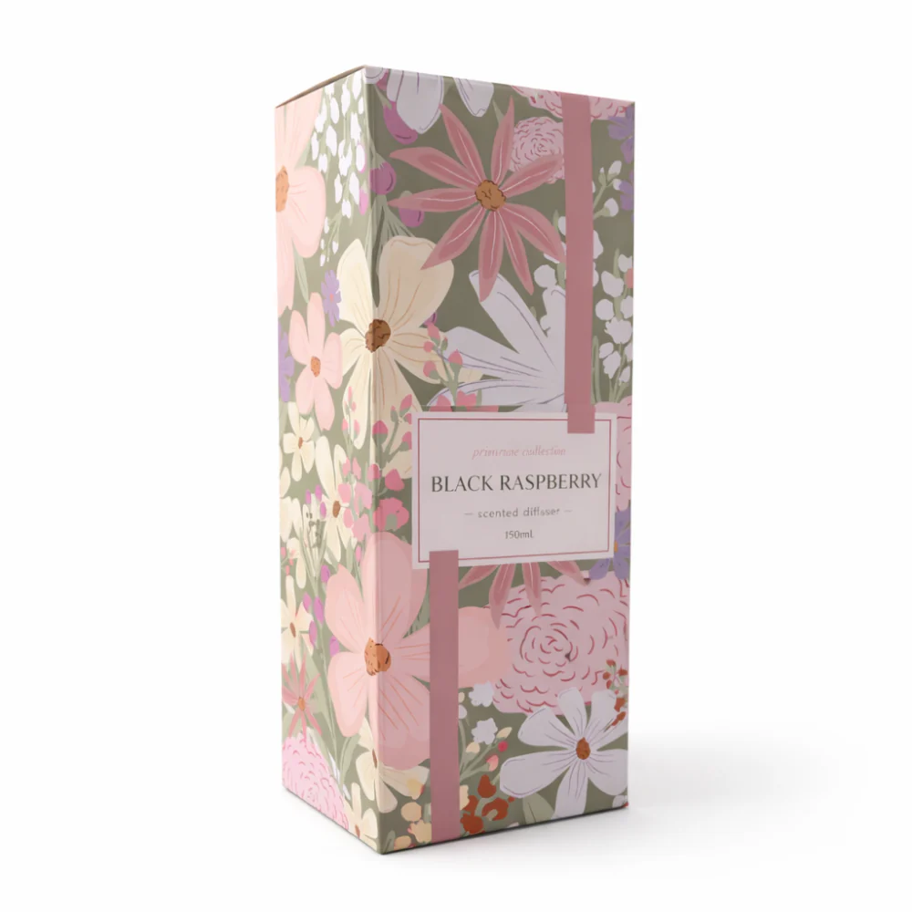 K&Co. Primrose Collection Glass Diffuser - BLACK RASPBERRY - Image 4