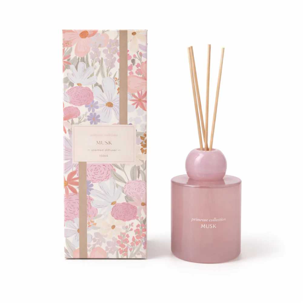 K&Co. Primrose Collection Glass Diffuser - MUSK