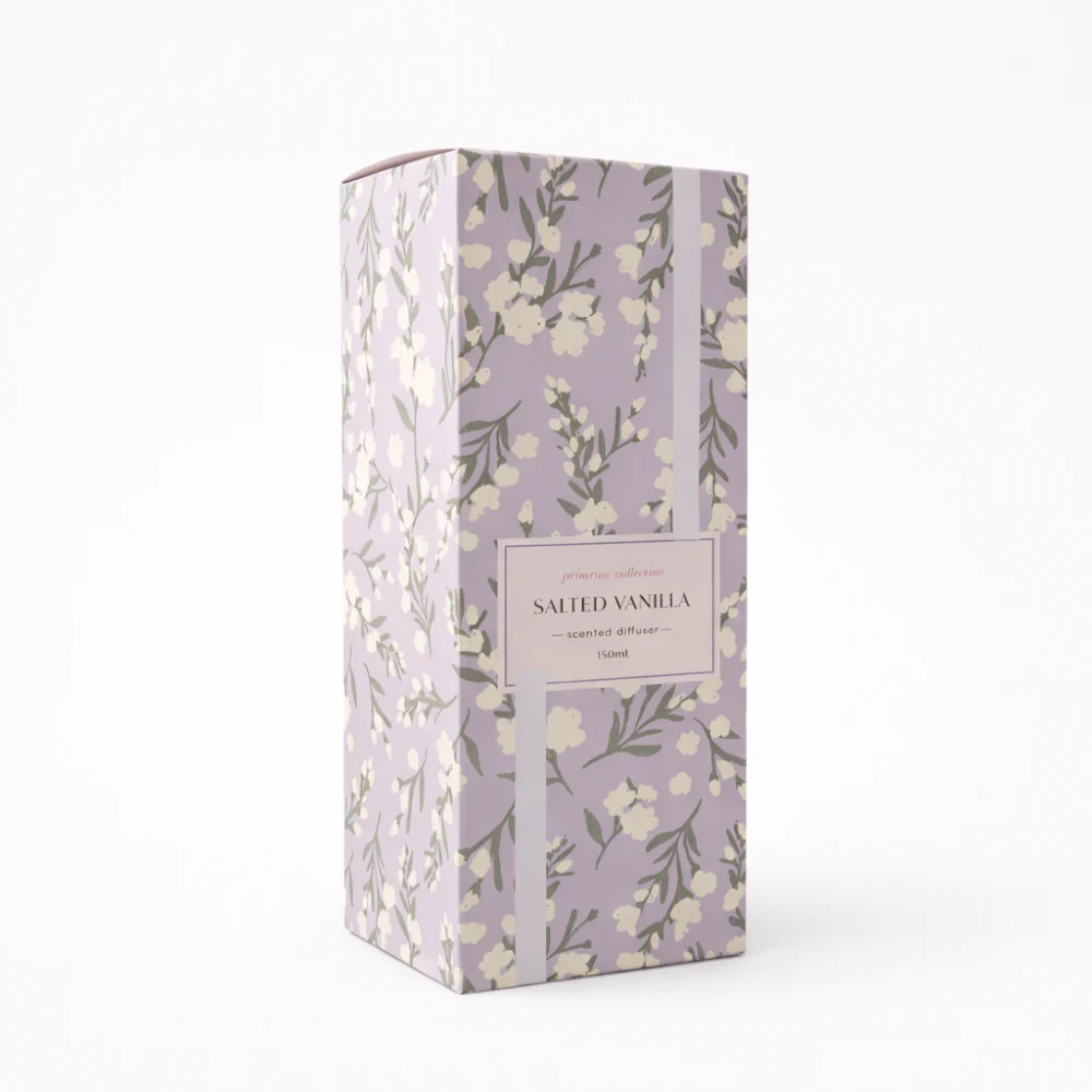 K&Co. Primrose Collection Glass Diffuser - SALTED VANILLA - Image 4