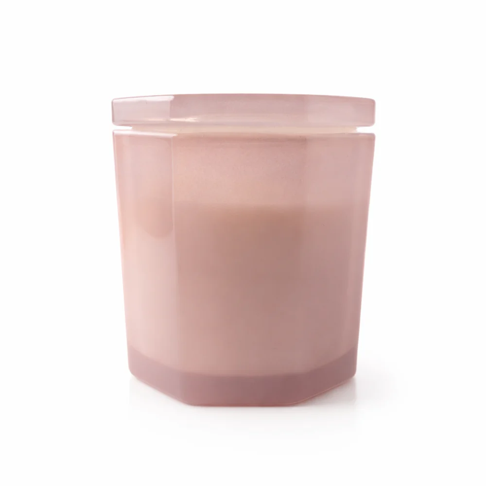 K&Co. Primrose Collection Glass Prism Candle - MUSK - Image 3