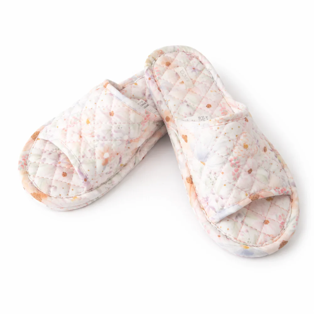 K&Co. Primrose Collection Quilted Slippers - PRIMROSE - Image 2