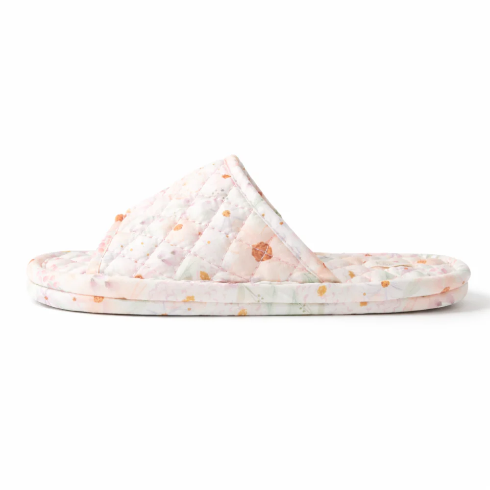 K&Co. Primrose Collection Quilted Slippers - PRIMROSE - Image 3