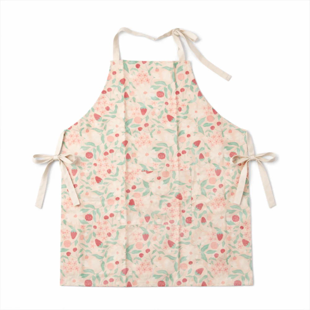 K&Co. Rhubarb Apron - BERRIES & BLOOMS
