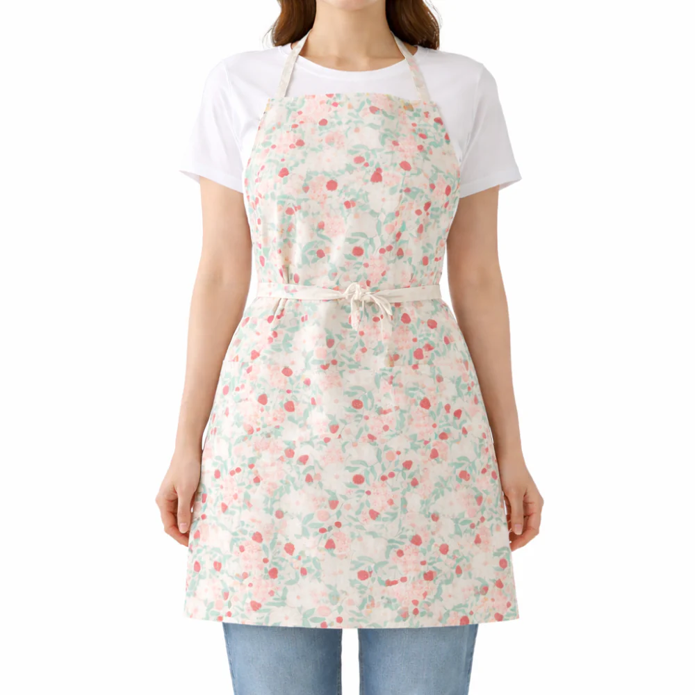 K&Co. Rhubarb Apron - BERRIES & BLOOMS - Image 2