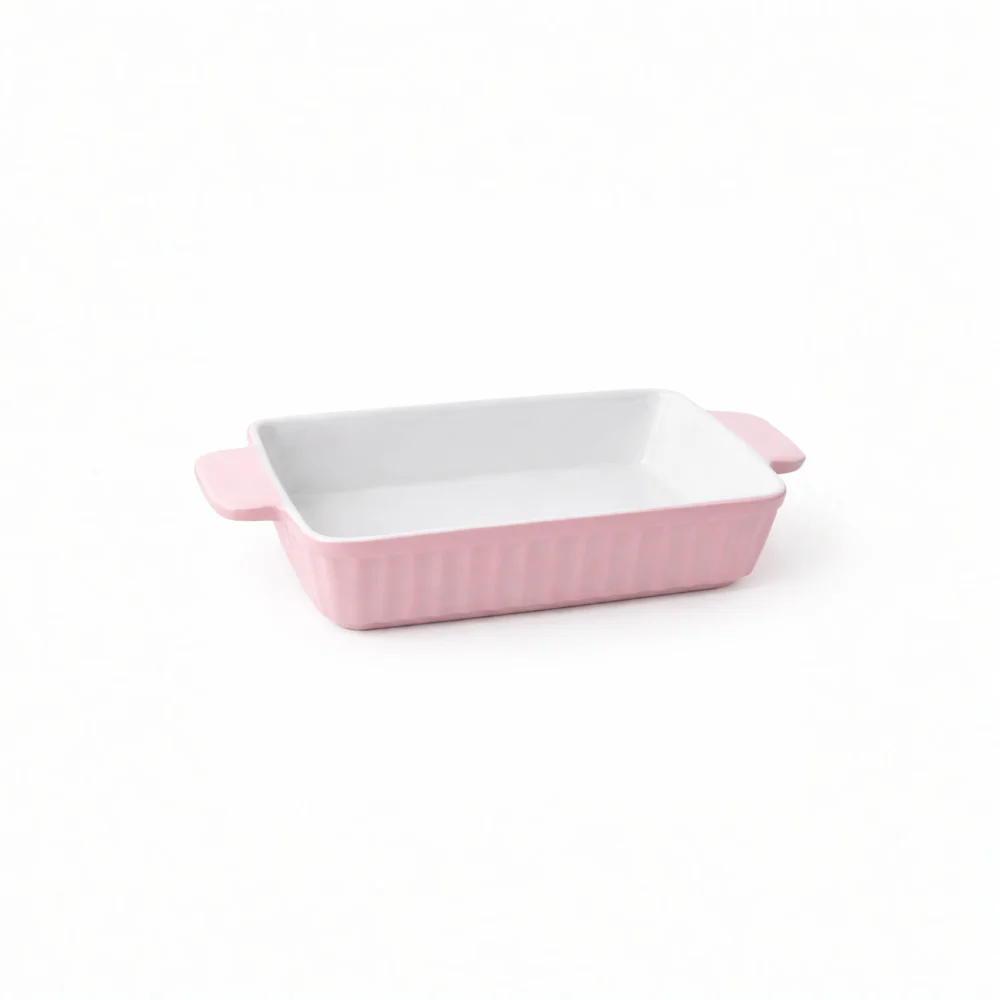 K&Co. Rhubarb Baking Dish Small - BLUSH