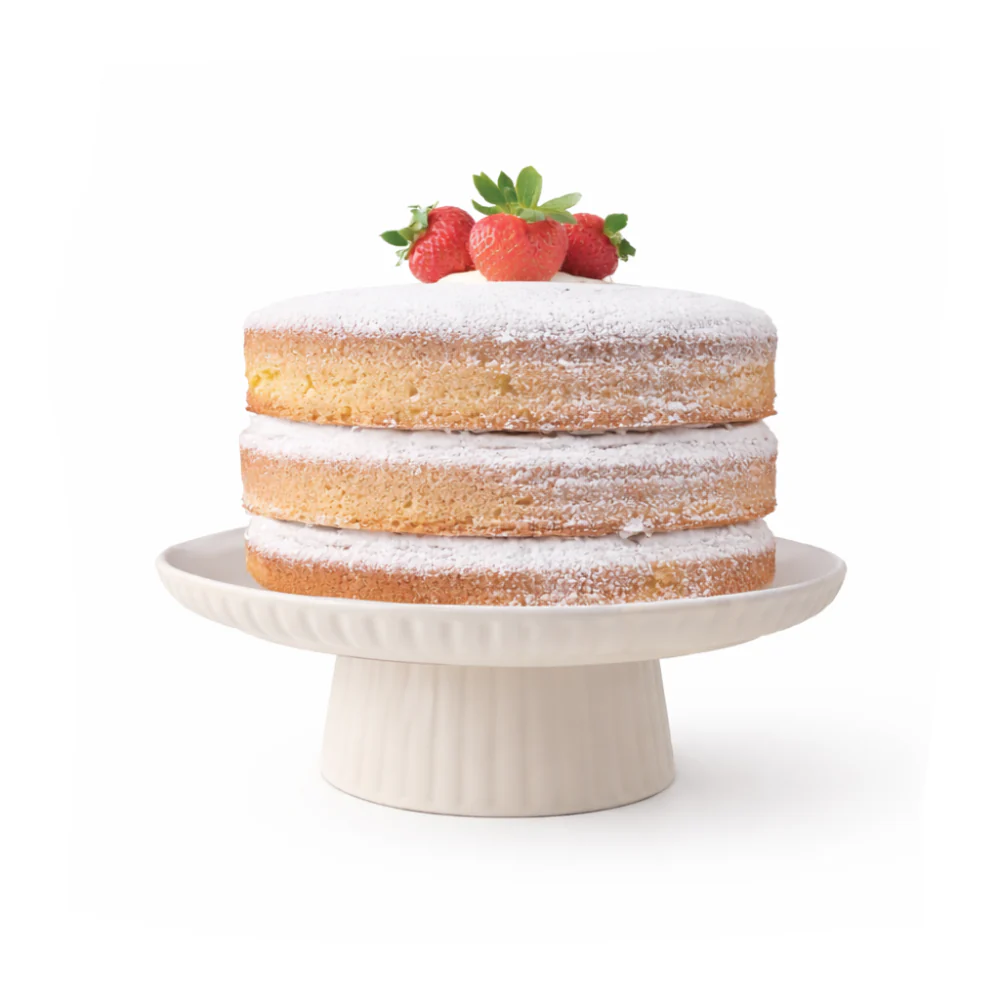 K&Co. Rhubarb Cake Stand Large - CREAM - Image 2