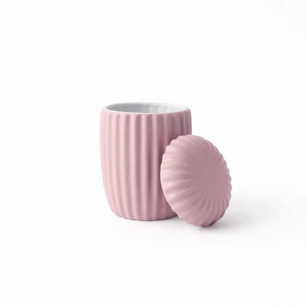 K&Co. Rhubarb Cannister - BLUSH