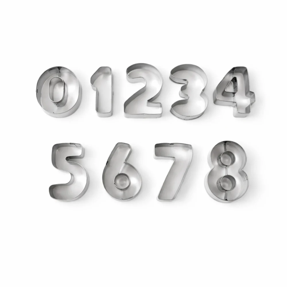 K&Co. Rhubarb Cookie Cutters Numbers