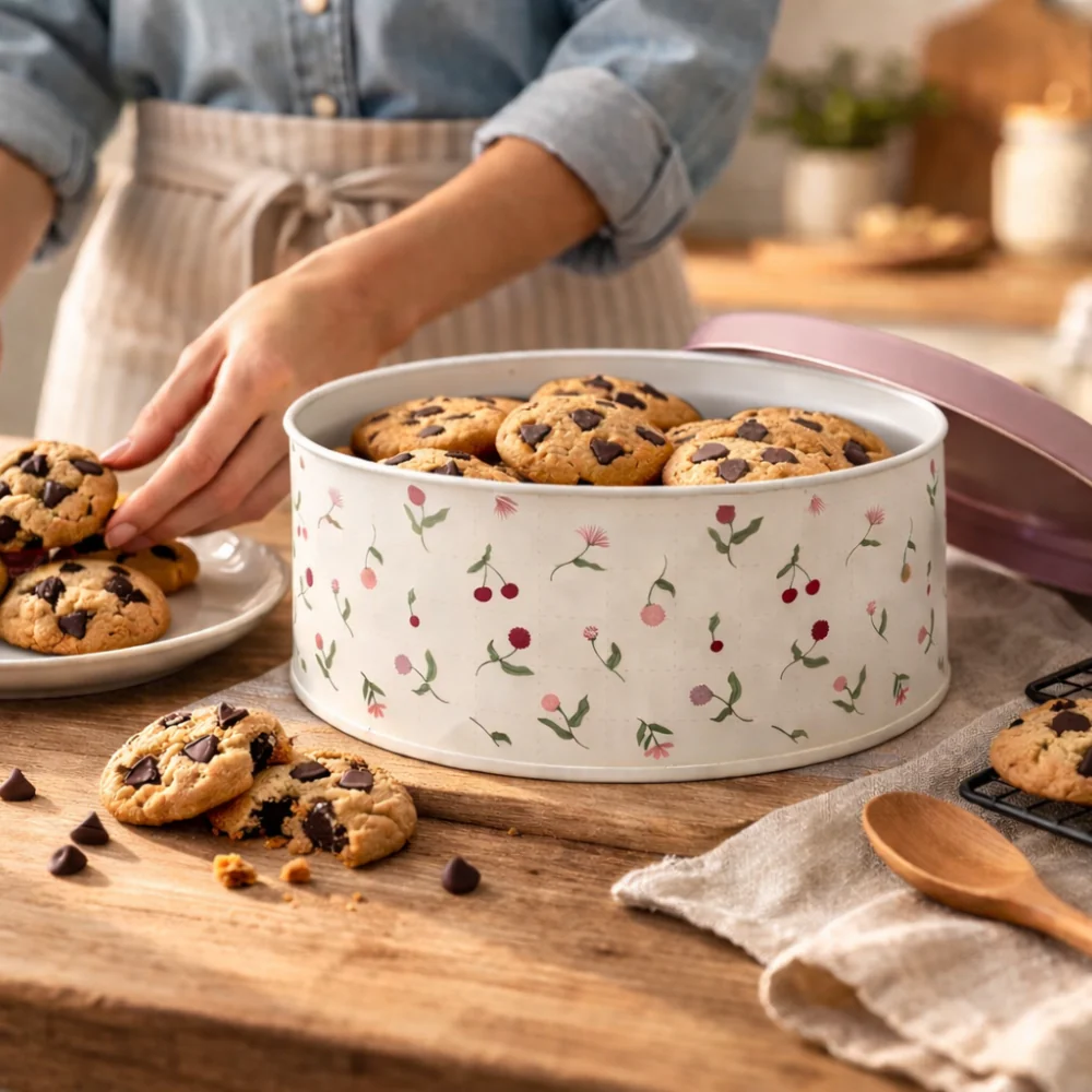 K&Co. Rhubarb Cookie Tin - BLOSSOM BUDS - Image 3