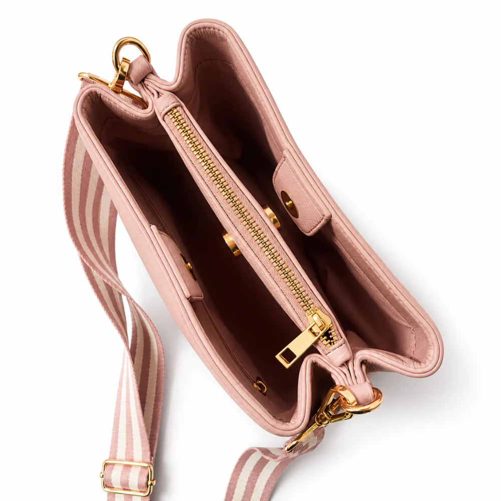 K&Co. Signature Series Textured Strap Bucket Bag - PINK - Image 2