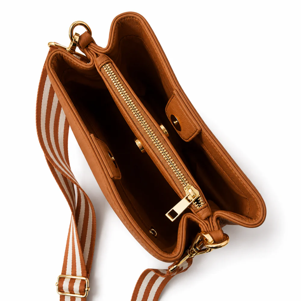 K&Co. Signature Series Textured Strap Bucket Bag - TAN - Image 2