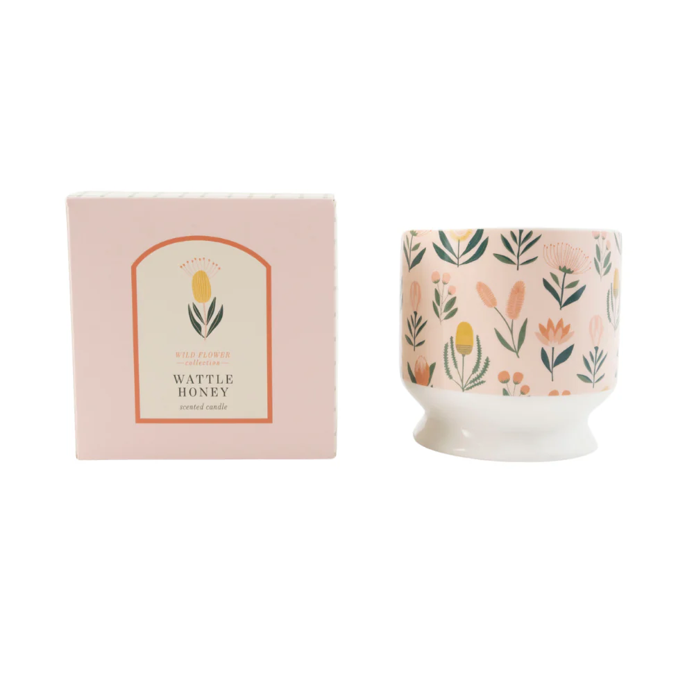 K&Co. Wild Flower Collection Ceramic Candle - NATIVE BOUQUET - Image 2
