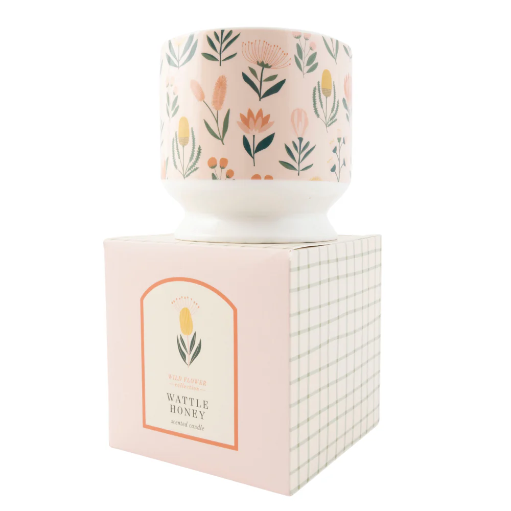 K&Co. Wild Flower Collection Ceramic Candle - NATIVE BOUQUET - Image 3