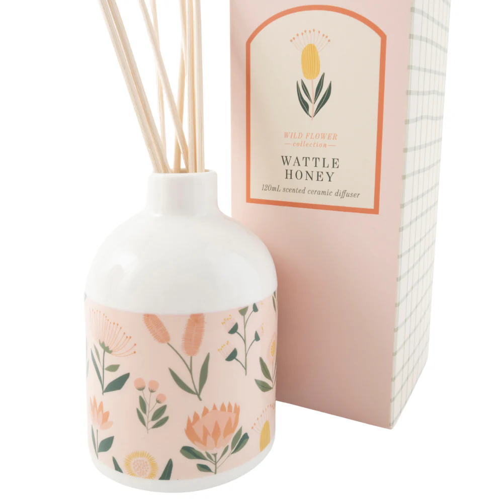 K&Co. Wild Flower Collection Ceramic Diffuser - NATIVE BOUQUET - Image 2