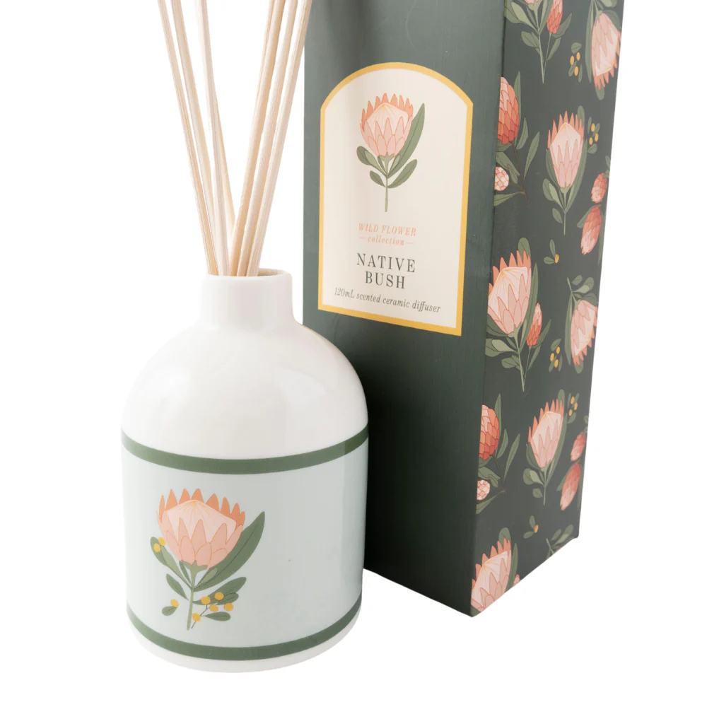 K&Co. Wild Flower Collection Ceramic Diffuser - PROTEA - Image 2