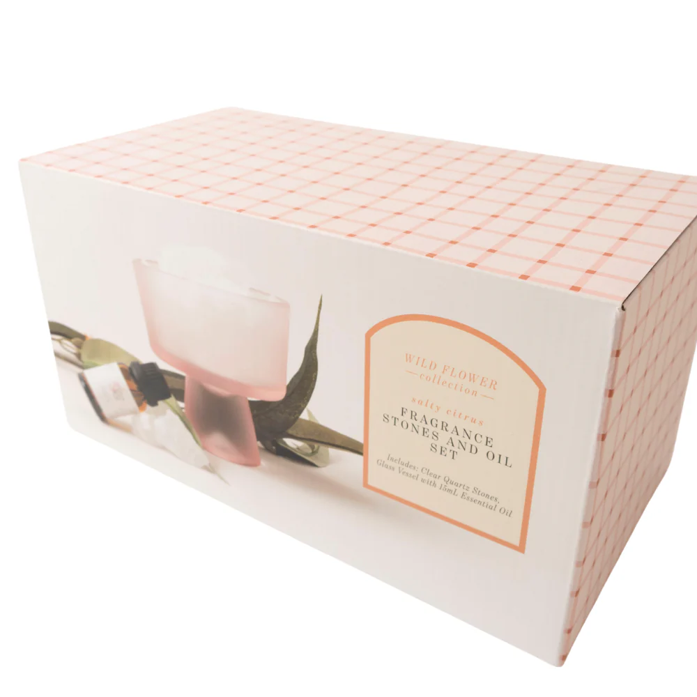 K&Co. Wild Flower Collection Fragrance Stone & Oil Set - PINK - Image 4