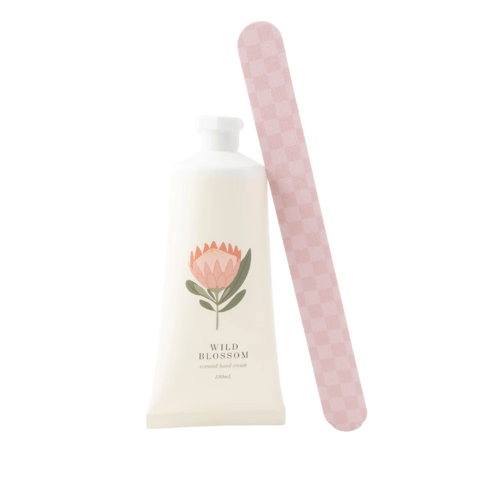 K&Co. Wild Flower Collection Hand Cream & Nail File Set - WILD BLOSSOM