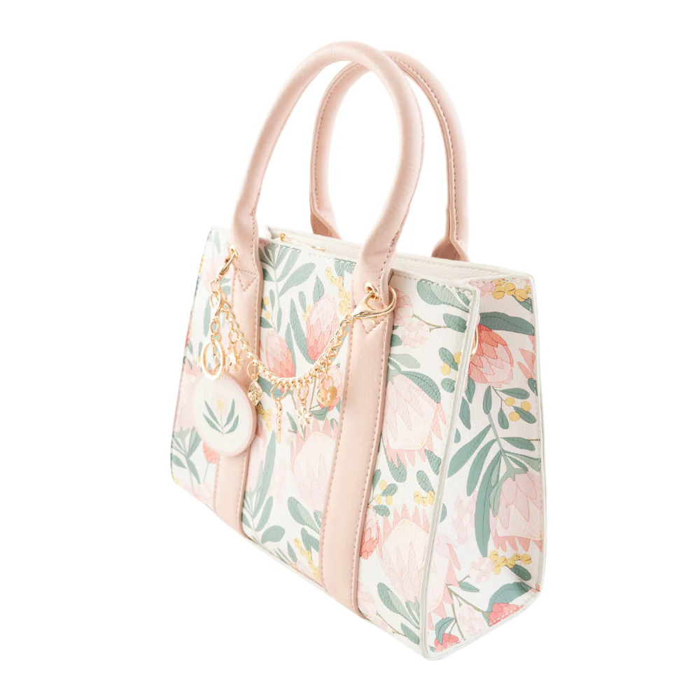 K&Co. Wild Flower Collection Structured Mini Tote Bag with Charms - WILDFLOWER - Image 3