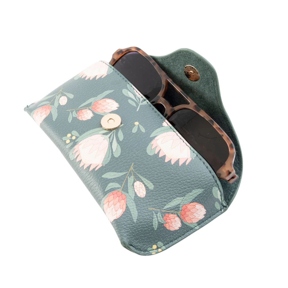 K&Co. Wild Flower Collection Sunglasses Case - GREEN PROTEA - Image 2