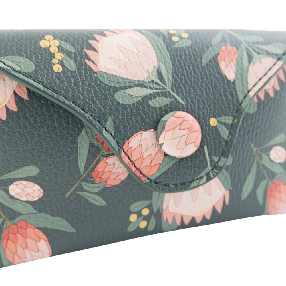 K&Co. Wild Flower Collection Sunglasses Case - GREEN PROTEA - Image 3