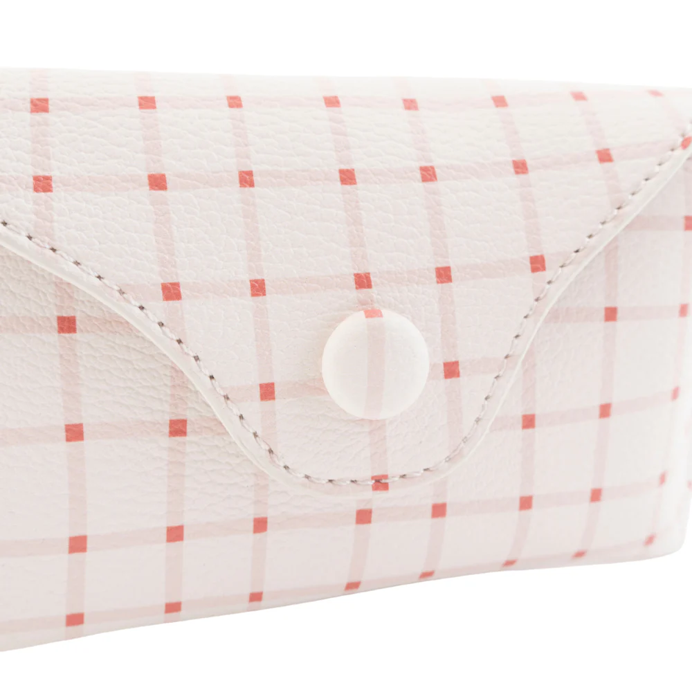 K&Co. Wild Flower Collection Sunglasses Case - PINK CHECK - Image 3