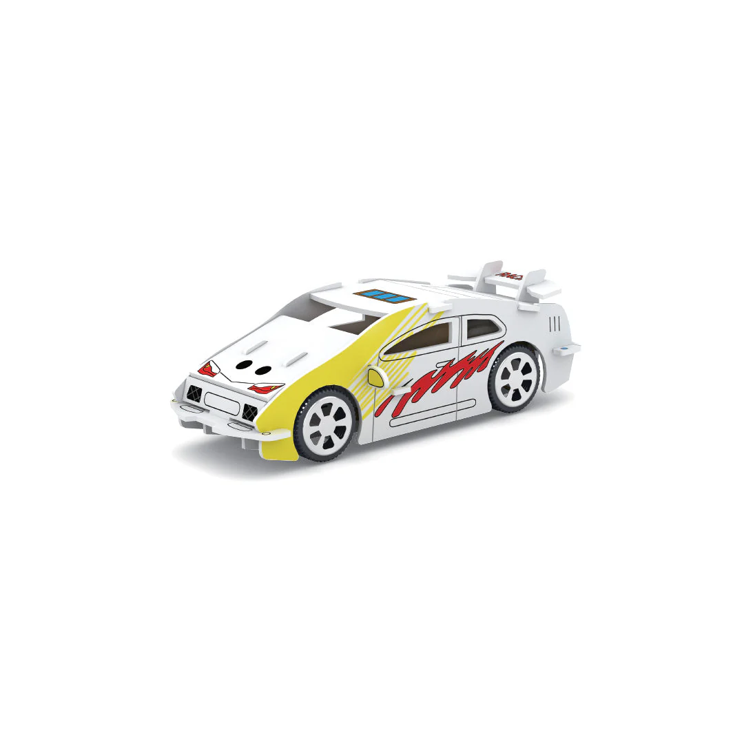 Kaiser Creative Club - Kids CYO Pull-Back Car - SPORTS CAR - Image 2