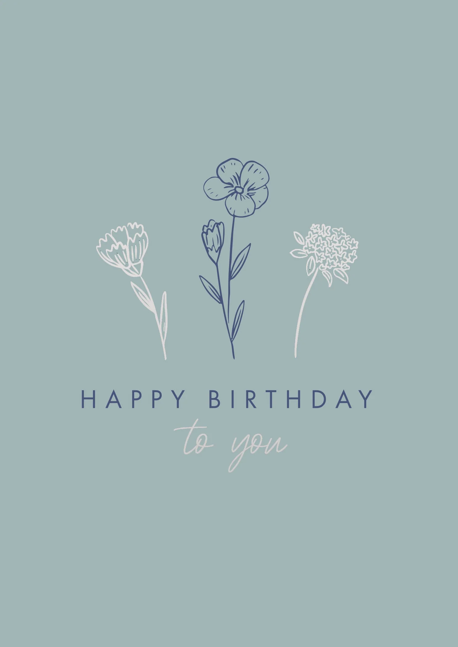 Greeting Card Dainty - HAPPY BUNCH