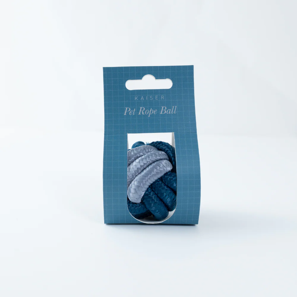 Pet Rope Ball - Blue - Image 2