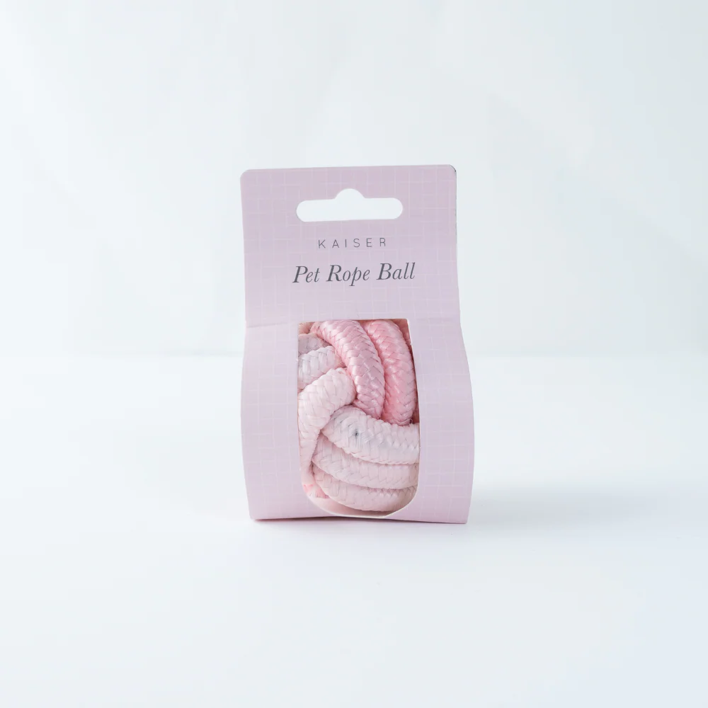 Pet Rope Ball - Pink - Image 2