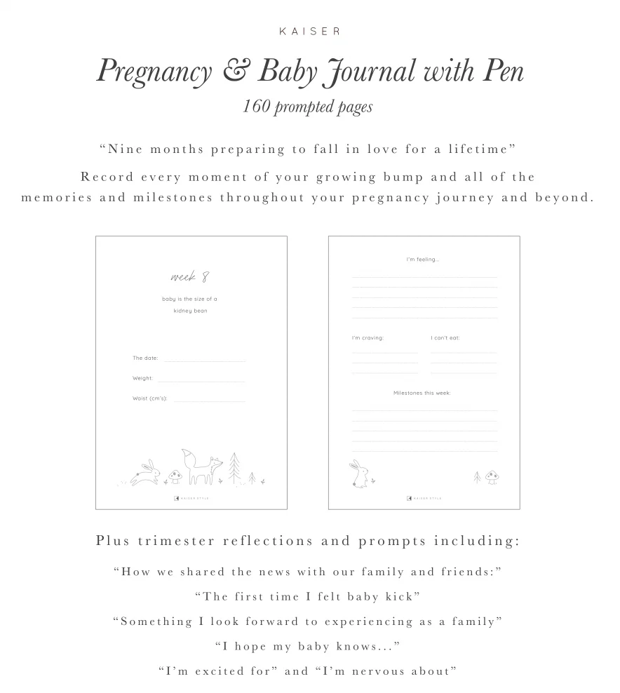 Kaiser Prompted Journal with Pen - LITTLE ONE