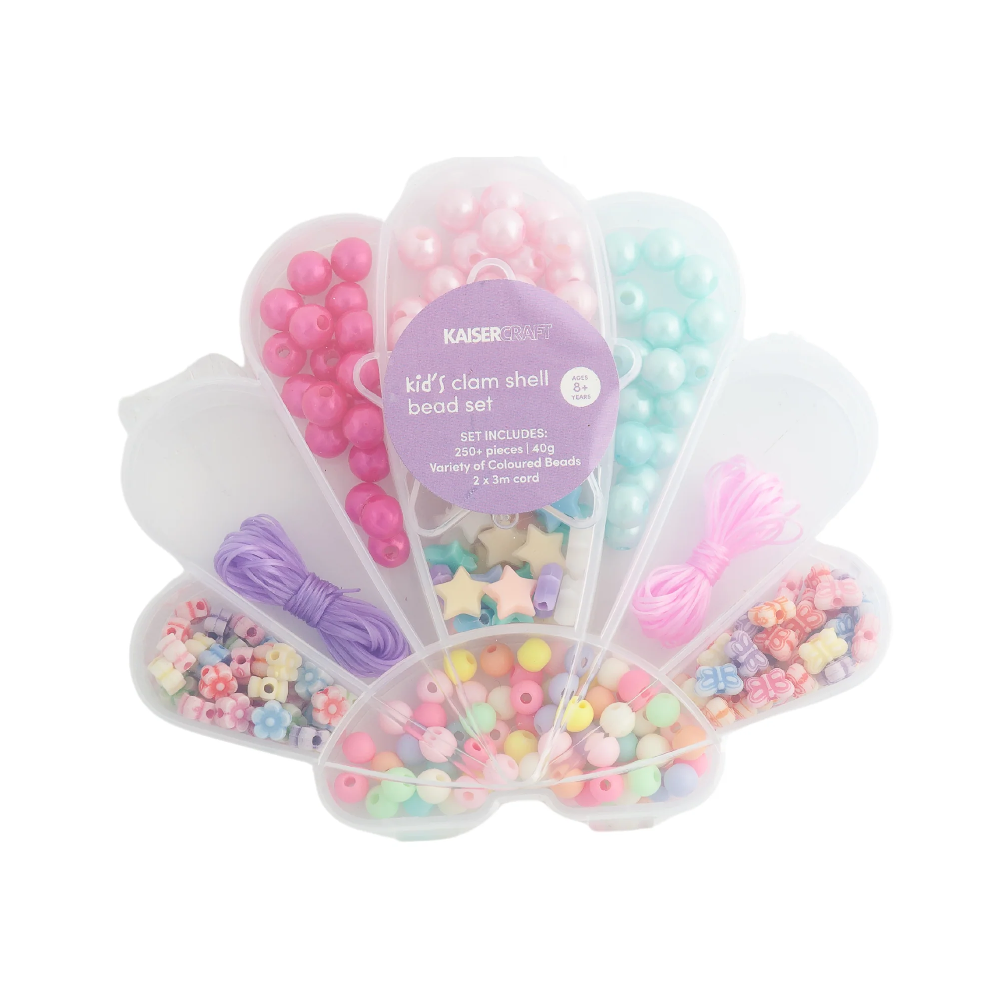 Kaiser Creative Club - Kids Small Bead Sets - CLAM SHELL