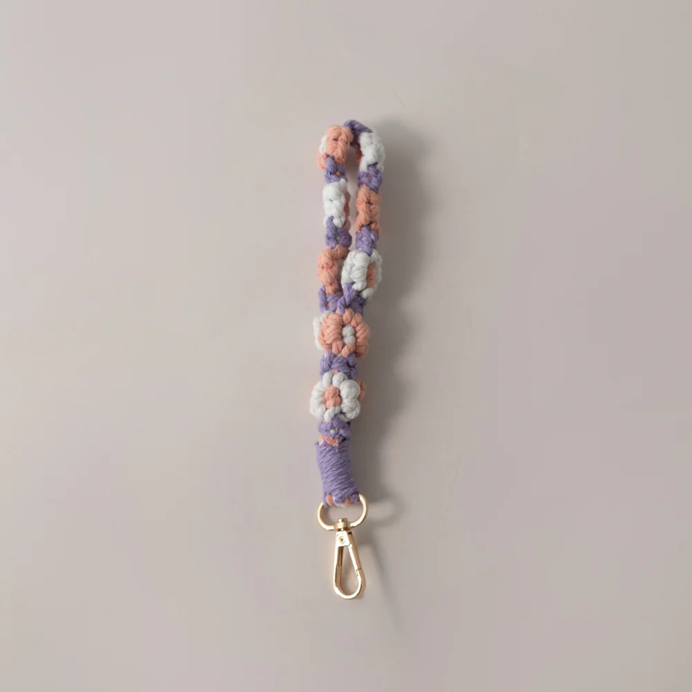 Keychain Crochet Daisy