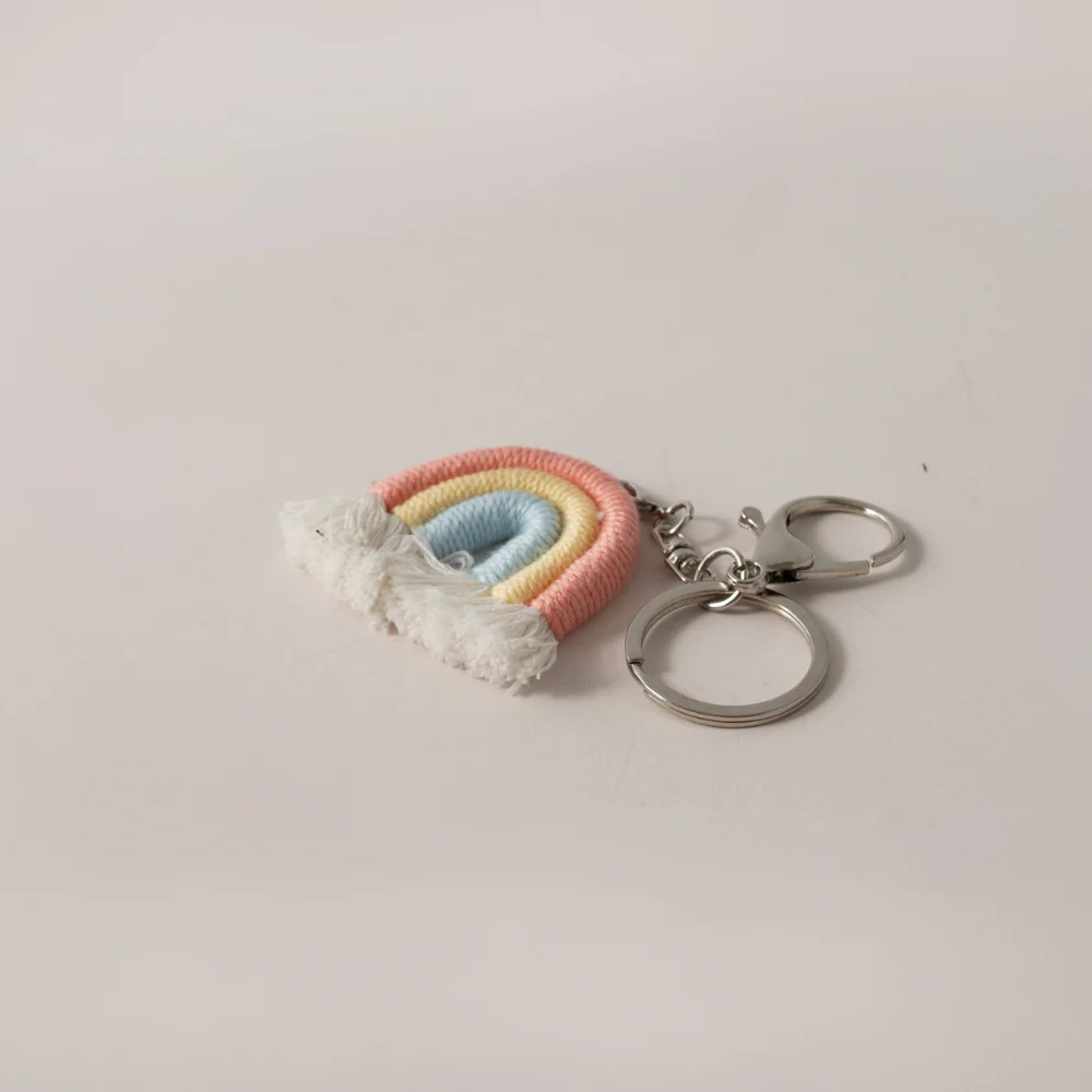Keychain Macrame Rainbow - Image 2