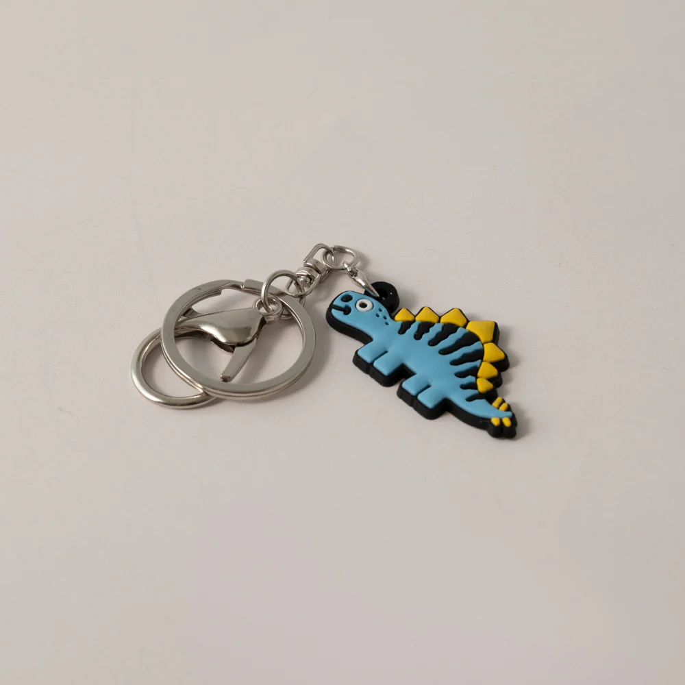 Keychain Silicone - DINO BLUE - Image 2