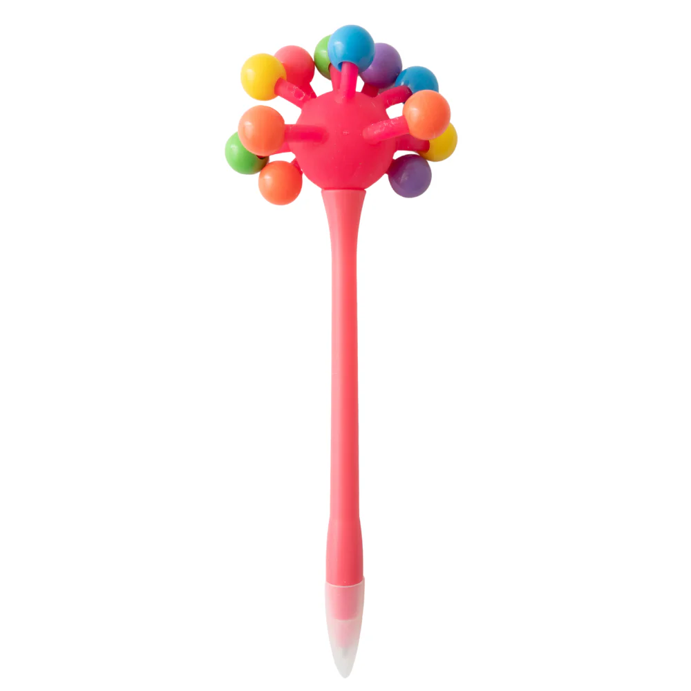 Kaiser Creative Club - Kids Novelty Pen - WIGGLY BEAD PINK