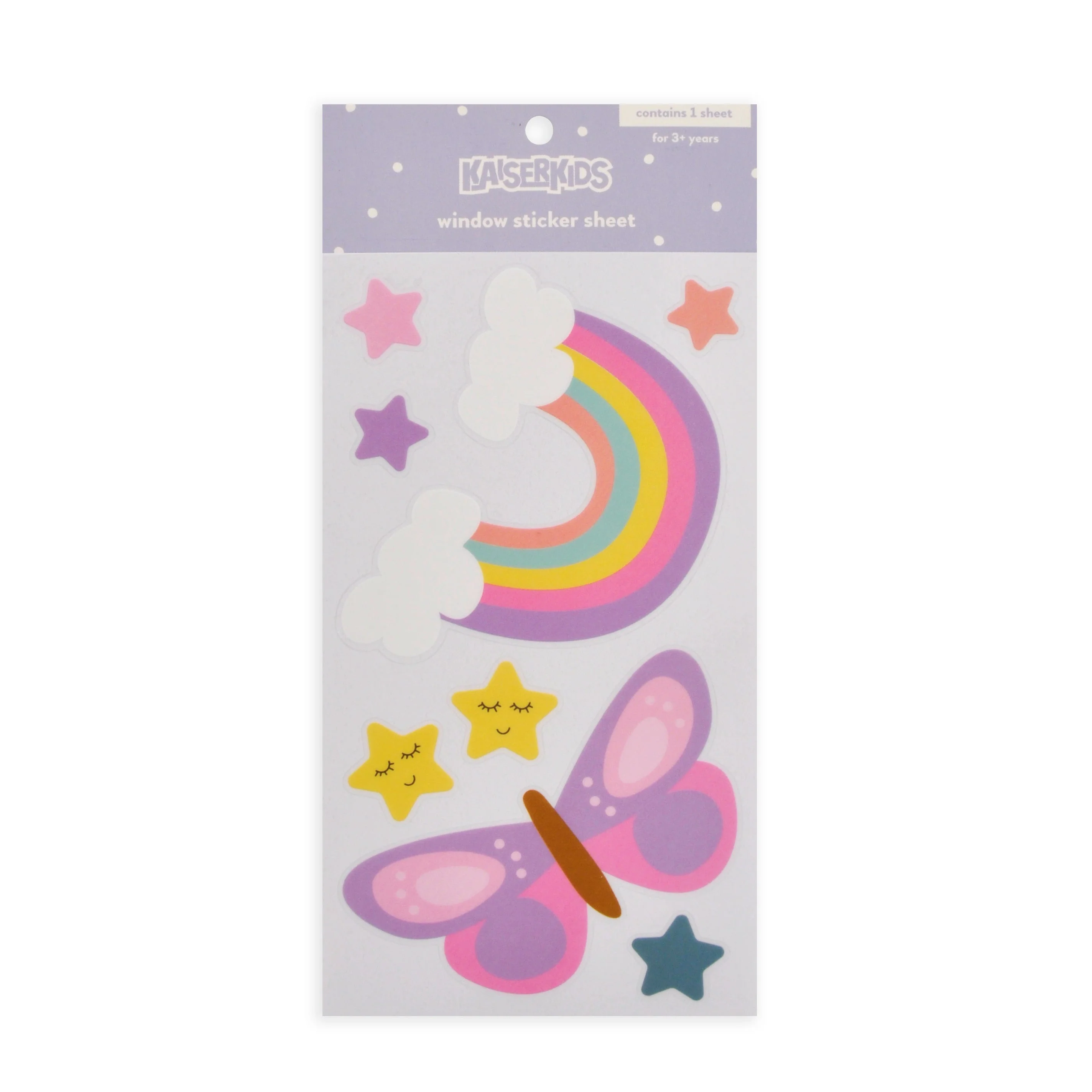 Kaiser Creative Club - Kids Sticker Sheet Window - DREAM BIG